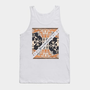 African roots, global tribe, African tribal Tank Top